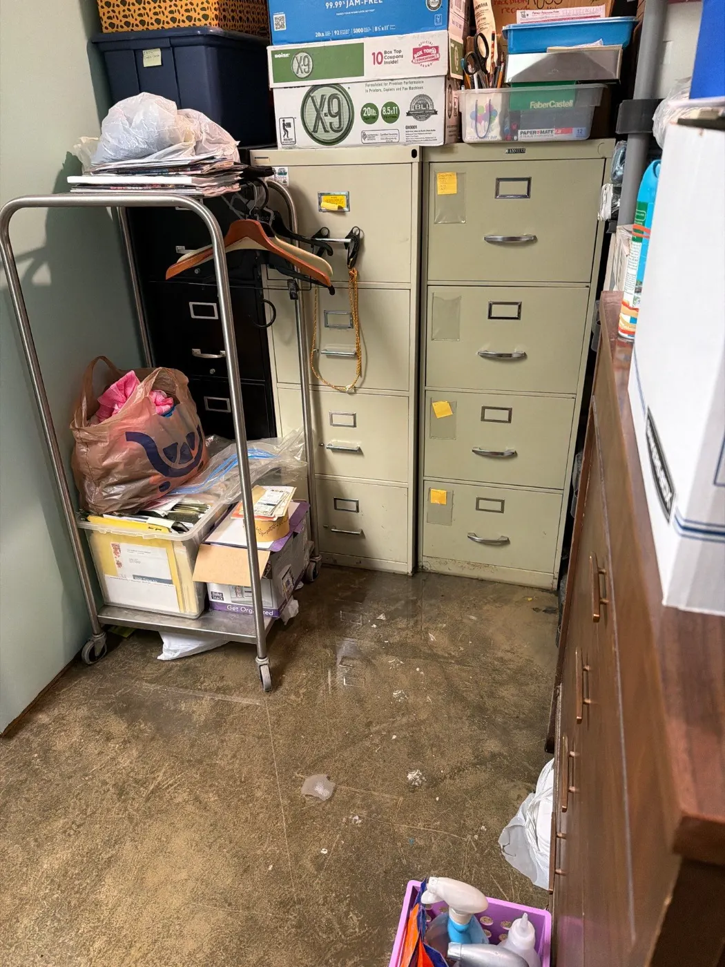 After-hours dry-out at Hayden Run commercial property